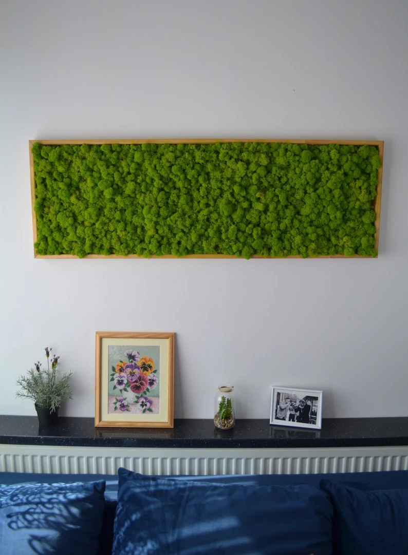 Tablou din licheni 100x35 cm - imagine 2
